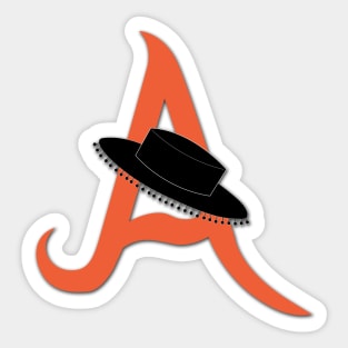 Short-lived Anaheim Amigos Baseball Sticker